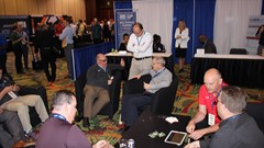 Scenes from exhibit hall.